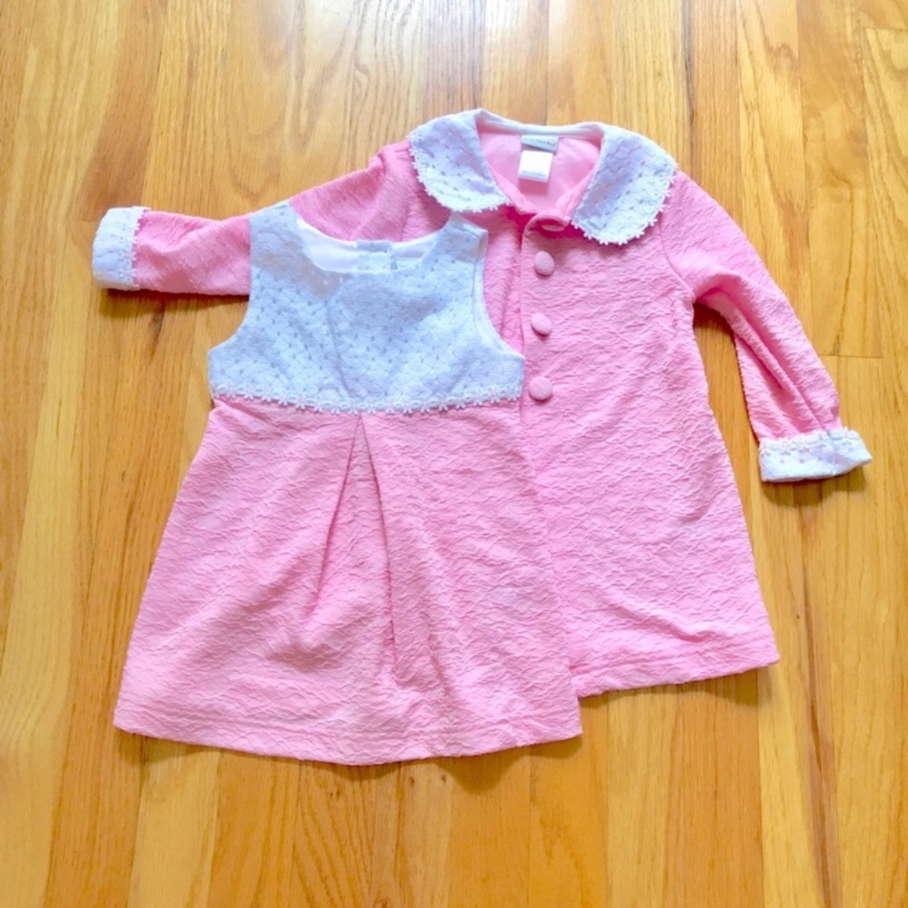 GIRLS LUXURY COAT SET
